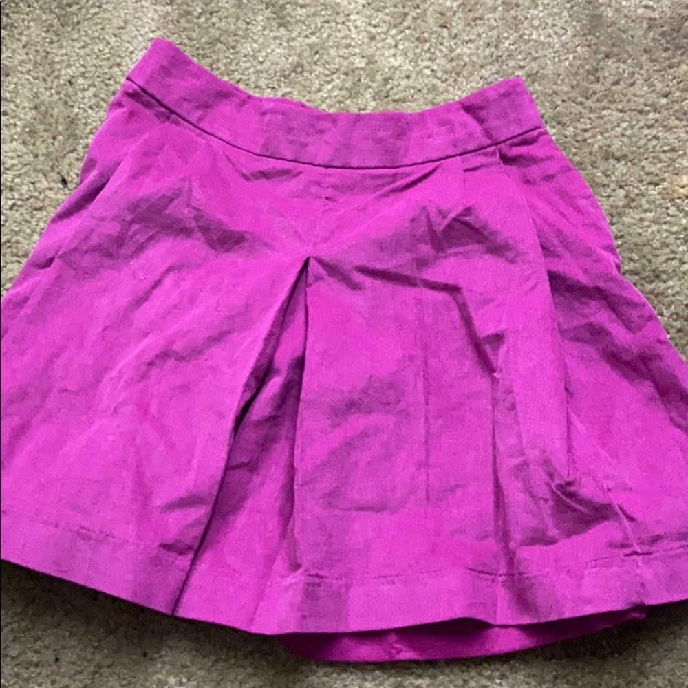 purple skirt